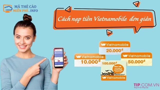 Thẻ cào điện thoại Vietnamobile miễn phí