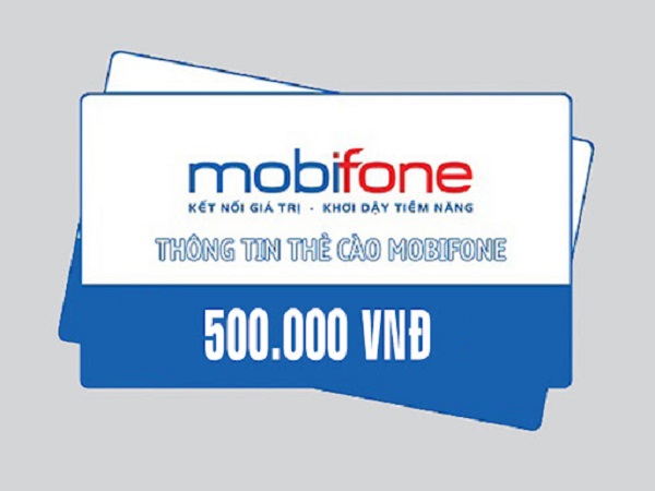 Thẻ cào điện thoại Mobifone 500k miễn phí, Free card SLL