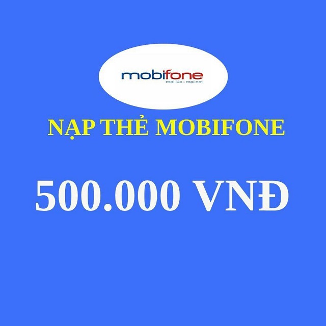 Thẻ cào điện thoại Mobifone 500k miễn phí, Free card SLL