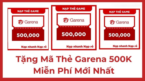 Hình ảnh thẻ Garena - Card Garena chưa nạp miễn phí!