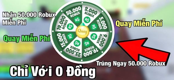 Vòng quay Robux miễn phí - Uy tín giá rẻ free 0đ